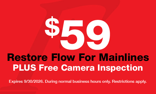 $59 Restore Flow drain-clearing offer