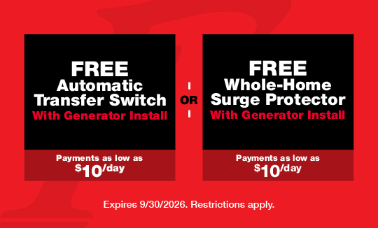 Transfer switch or surge protection offer